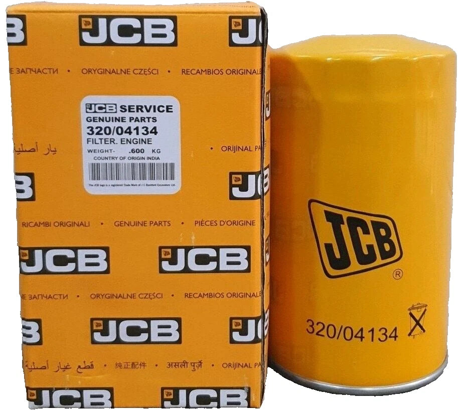 JCB BACKHOE- GENUINE JCB ENGINE OIL FILTER (PART NO. 320/04134)