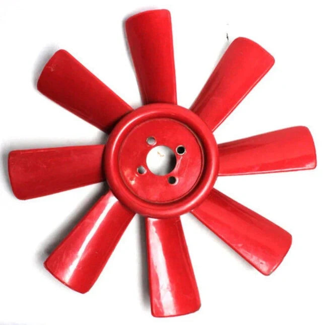 MAHINDRA/ COMMANDER TRACTOR - RADIATOR FAN ENGINE 8 BLADE 4 HOLE LENGTH 35 CM spare part