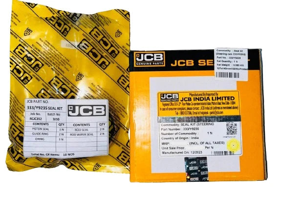 JCB BACKHOE - GENUINE JCB STEERING RAM SEAL KIT (PART NUMBER: 333/Y9235) spare part