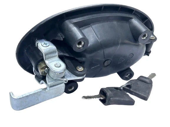 JCB BACKHOE - LH DOOR HANDLE & 2 KEYS (PART NO. 332/A3731 331/31709 331/43118)
