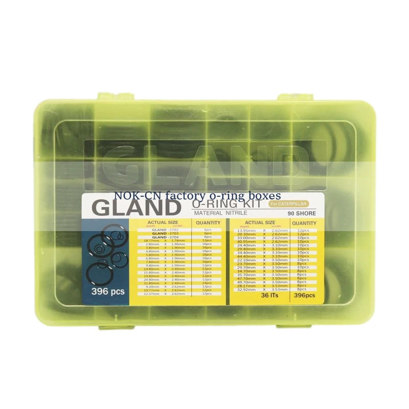 CAT PARTS - GLANT MASTER O RING SEAL KIT, 396 PCS. NITRILE MATERIAL 90 SHORE spare part