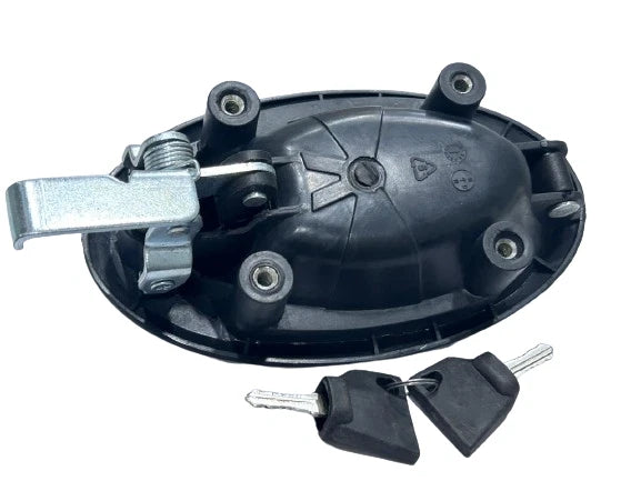 JCB BACKHOE - LH DOOR HANDLE & 2 KEYS (PART NO. 332/A3731 331/31709 331/43118)
