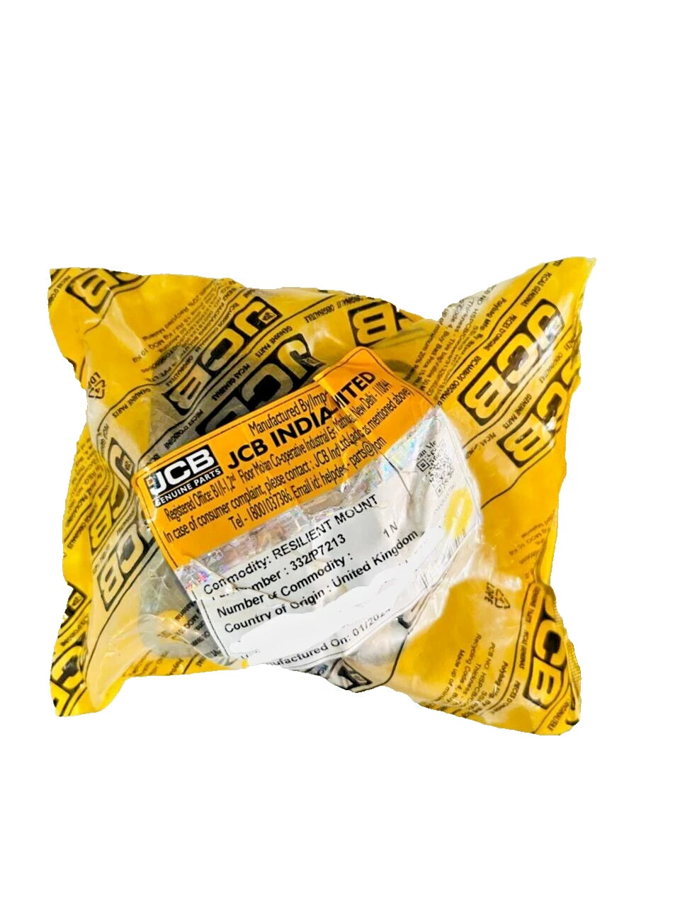 JCB BACKHOE - GENUINE MOUNTING RESILIENT(PART NO. 331/40347 332/P7213 334/Y2548) spare part