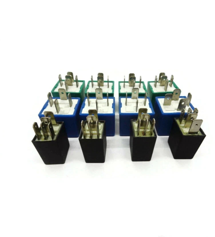 JCB BACKHOE- GREEN/ BLUE/ MICRO RELAYS 4 PCS EA. (716/30149 716/09500 716/09800) spare part