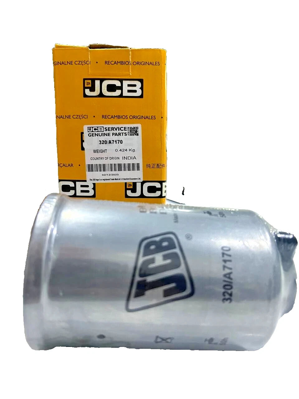 JCB BACKHOE - GENUINE JCB FUEL FILTER FOR JCB ENG. (320/A7170 320/07155 320/07057) spare part