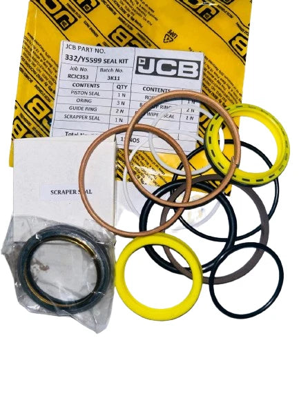 JCB BACKHOE - JCB GENUINE STABILISER RAM SEAL KIT - (PART NO. 332/Y5599)