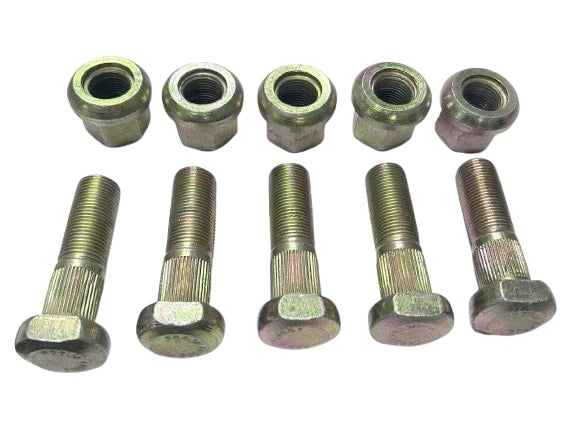 JCB BACKHOE- WHEEL NUTS & STUDS, PACK OF 5 PC. (PART NO. 826/00923 & 106/40001) spare part