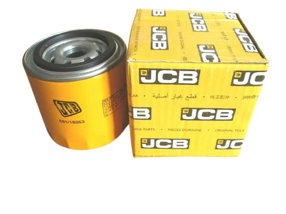 JCB BACKHOE - GENUINE JCB TRANSMISSION OIL FILTER (PART NO. 581/18063 581/M8563)