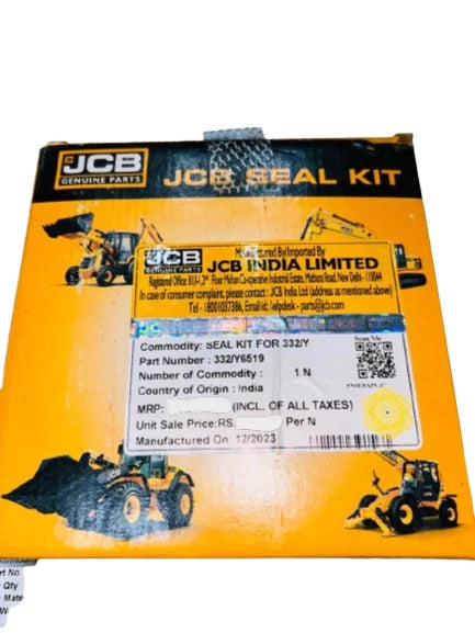 JCB BACKHOE - GENUINE BUCKET CYLINDER SEAL KIT -(550/42855 550/42112 332/Y6519)