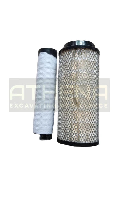 JCB BACKHOE- AIR FILTER ELEMENT SET INNER & OUTER (PART NO. 32/915801 32/915802)