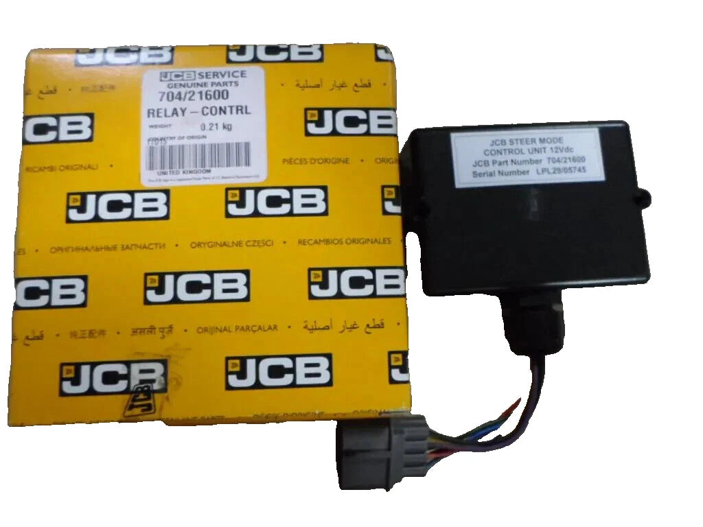 JCB BACKHOE - Genuine Jcb Telehandler - Relay Box P.C.B Steer Mode (Part No. 704/21600) spare part