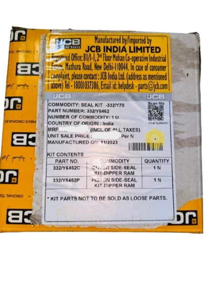 JCB BACKHOE - GENUINE ARM SEAL KIT (PART NO. 332/Y6462) spare part
