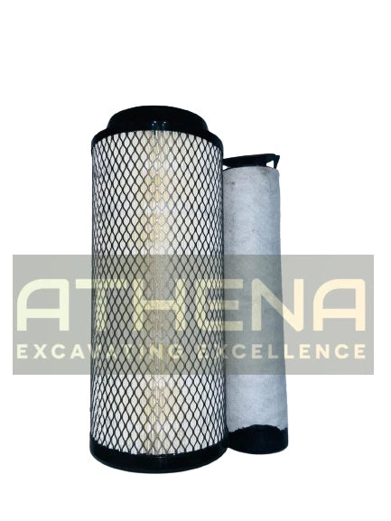 JCB BACKHOE- AIR FILTER ELEMENT SET INNER & OUTER (PART NO. 32/915801 32/915802)