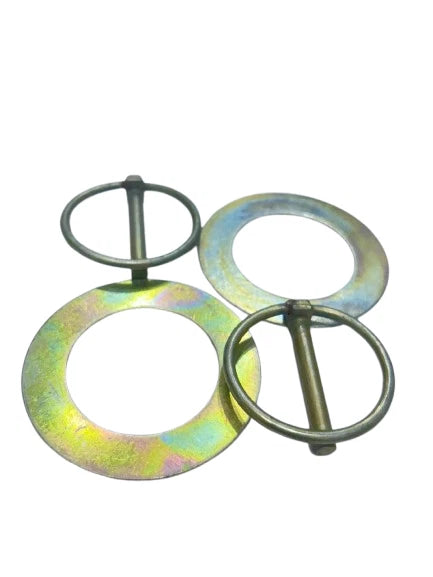 JCB BACKHOE - BUCKET PIN WASHERS & LYNCH PINS (PART NO. 826/00512 823/00470)