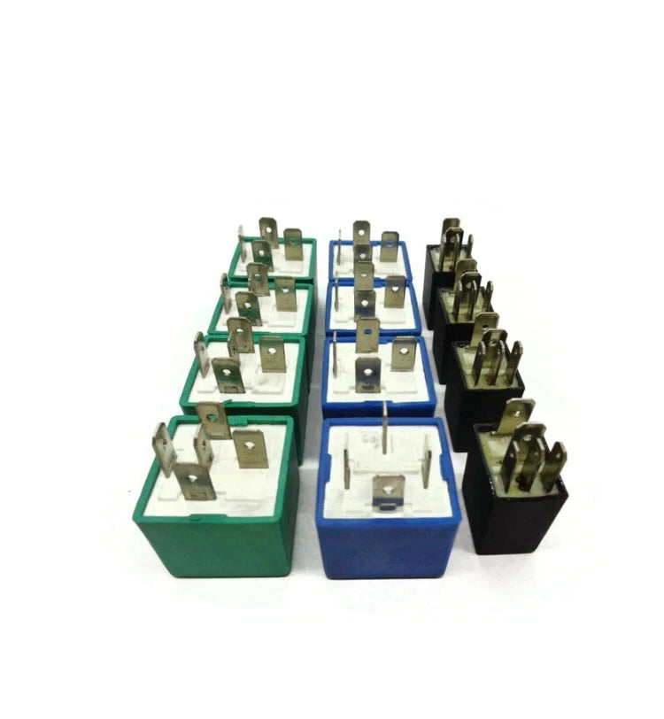 JCB BACKHOE- GREEN/ BLUE/ MICRO RELAYS 4 PCS EA. (716/30149 716/09500 716/09800)