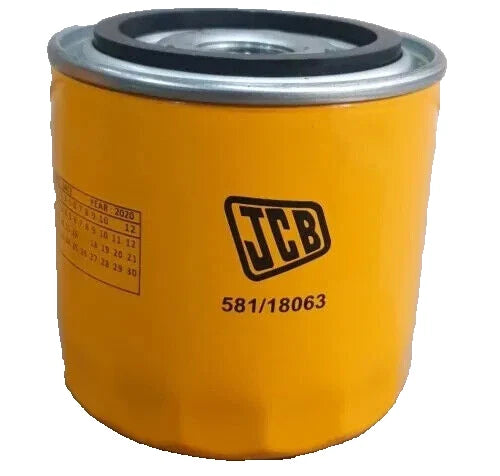 JCB BACKHOE- GENUINE JCB TRANSMISSION OIL FILTER, PACK OF 3 (PART NO. 581/18063)
